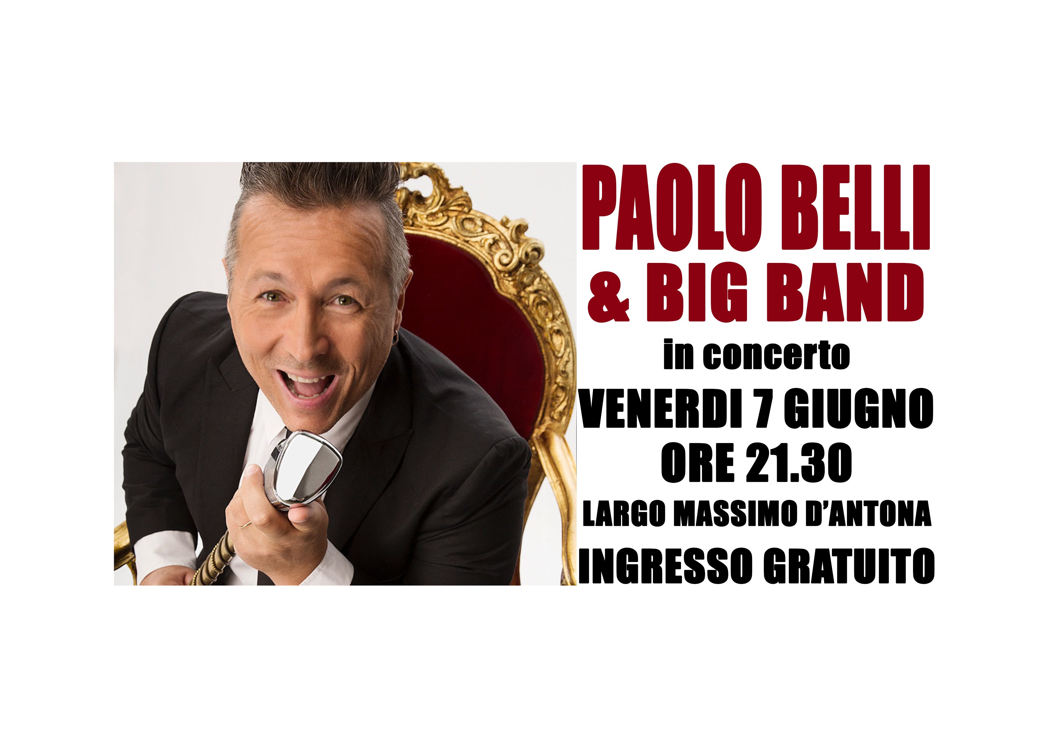 paolo belli big band tour 2023